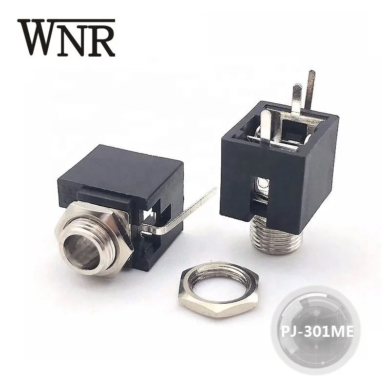 PJ-301ME 1/8 inch 3.5mm Audio Jack Vertical Female Phone Jack Connector