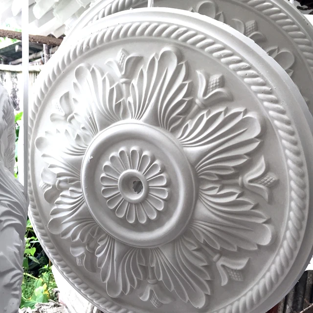 New popular gypsum mold decorative gypsum cornice ceiling medallion mold for decoration