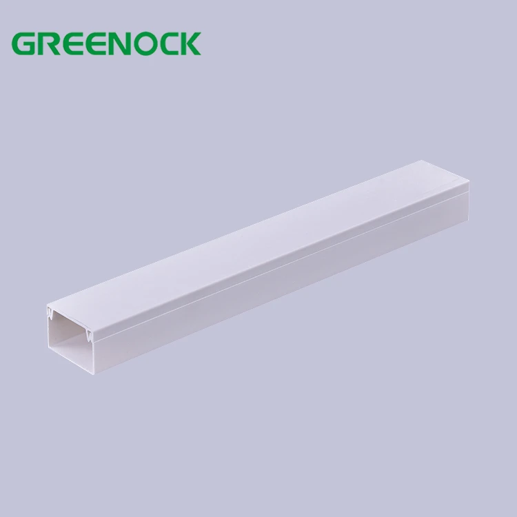 High quality good price easy open customized colour size building black blue gutters pvc for electric cable 12x8