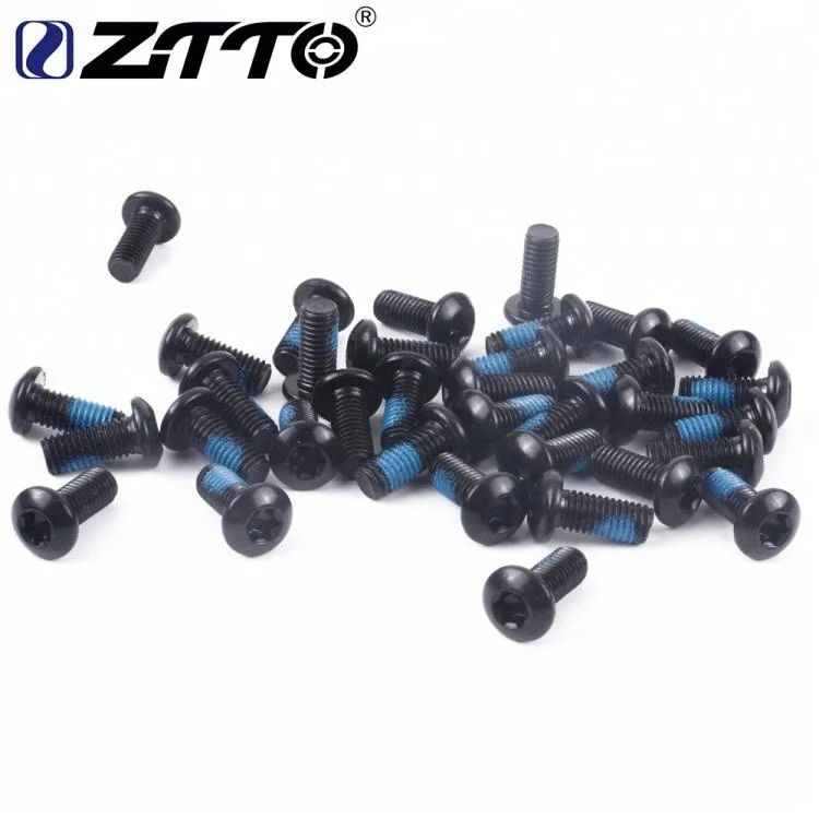 12 PCS MTB Moutian Road Bike Bicycle M5x10mm Disk Brake Rotor Bolts T25 Torx Screws