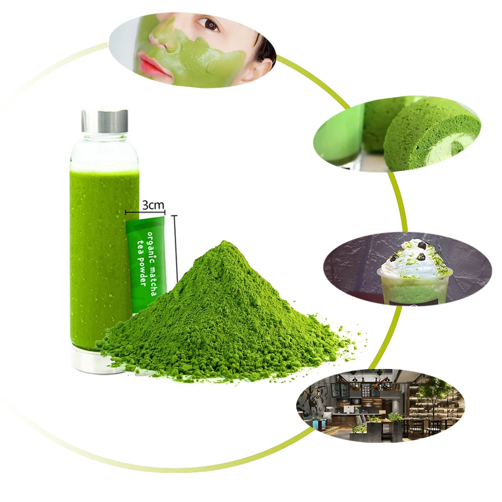 Runming Flavored Detox Lose Weight Japanese Ceremonial OEM Matcha/Green Tea Extract Bulk Powder Green Detox Matcha Tea Powder