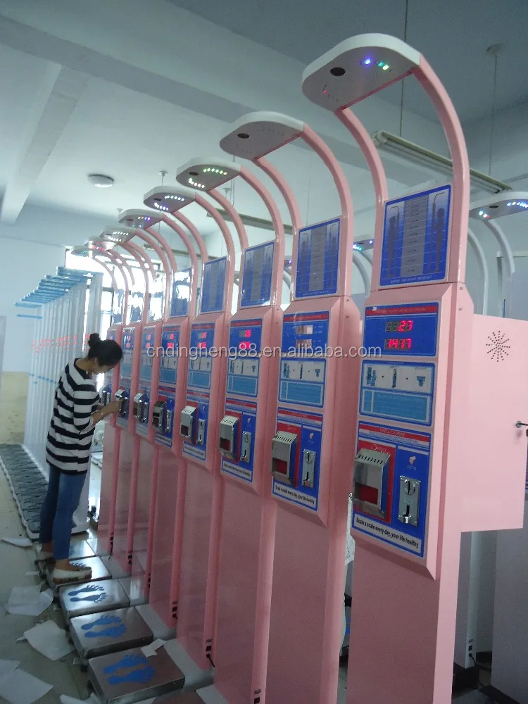 Height weight scale and body fat machine Ultrasonic BMI Body Height Measure Weight Fat Scale