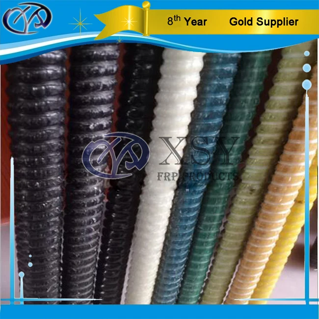 
China Supplier FRP Fiberglass Plastic Coated Rebar 