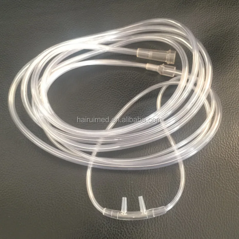 Супер мягкая носовая кислородная канюля анти-давлением с трубкой силиконовая Мягкая