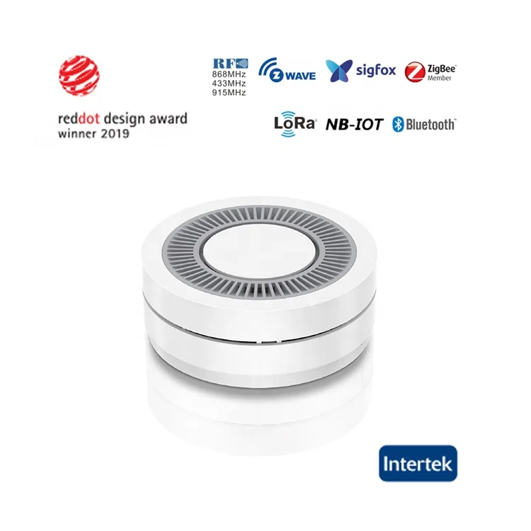 
Manufacture INTERTEK Reddot design award NB-IoT wireless smoke alarm detector 