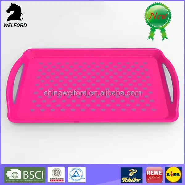 BSCI Аудита homeware контакта с пищевыми продуктами пластиковый прямоугольный лоток