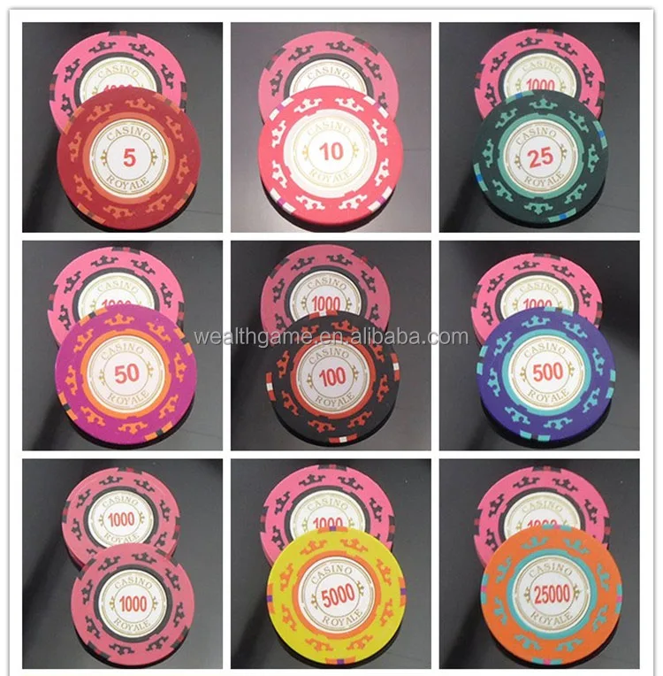 14g Casino Royal Clay Poker Chip