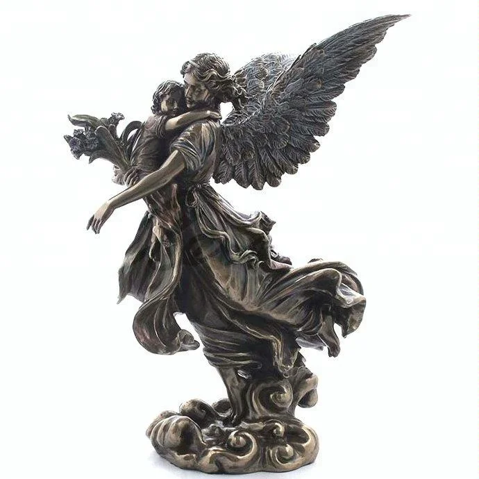 
Copper bronze religious sculpture brass Angel Statue for home decoration 