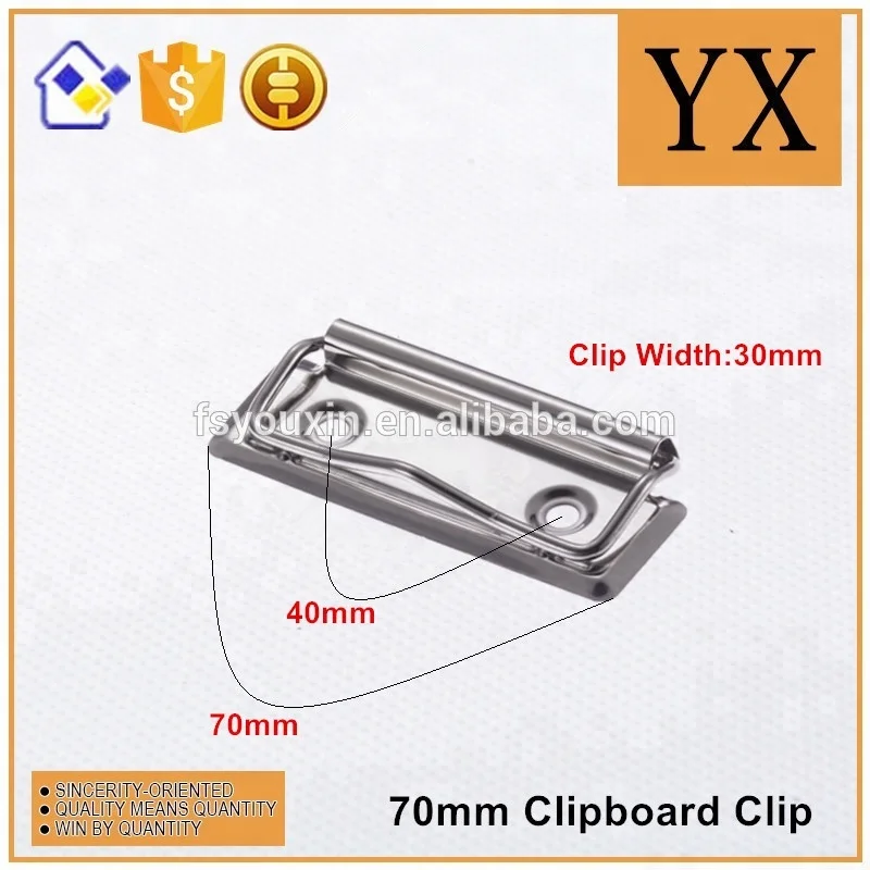 Office accessories 2021 factory price 70mm wire clipboard clips for menu