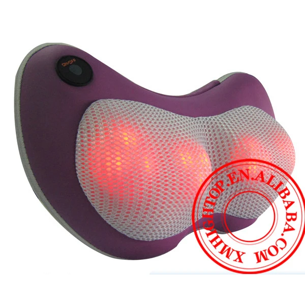 Portable electric hand held back massage devices for neck and shoulder