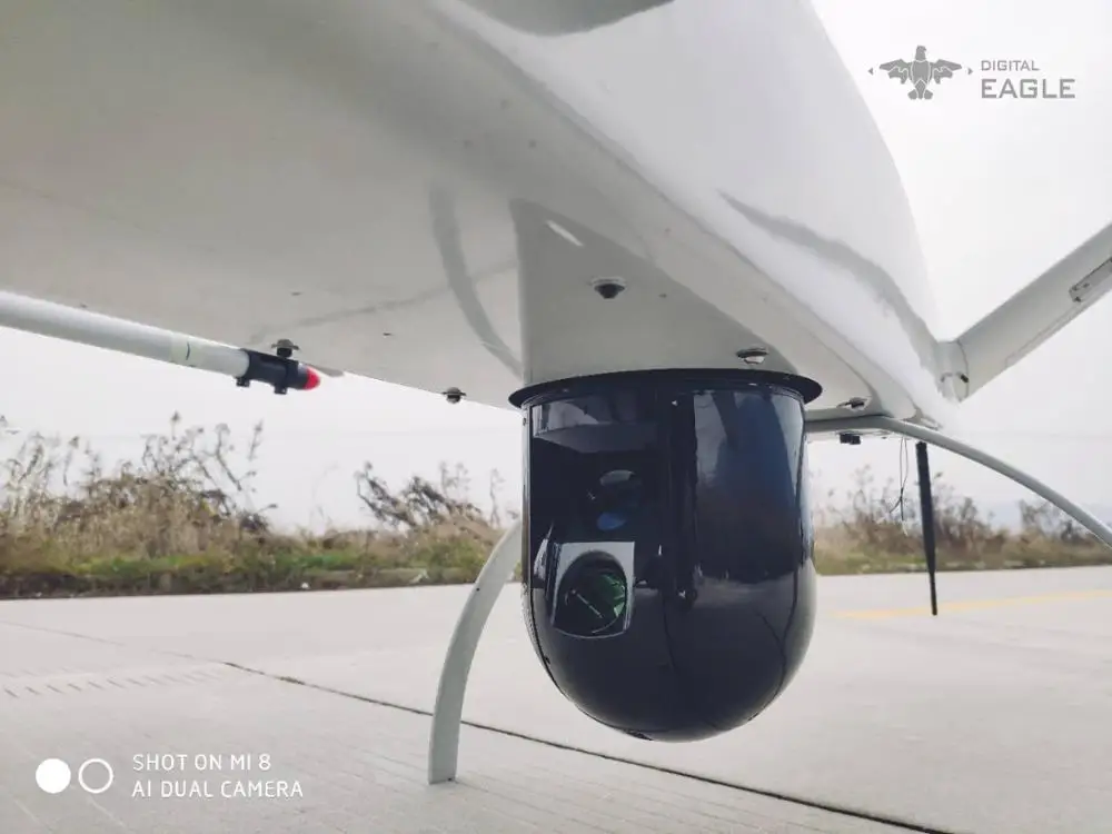 4 Hours Flight Time Long Range Aerial Surveillance Mapping VTOL UAV FIXED WING DRONE