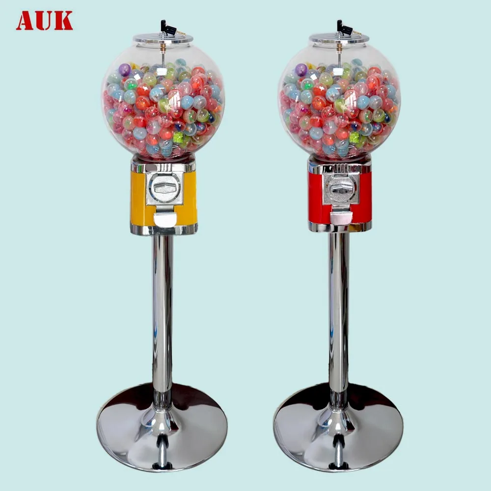 bubble gum gumball sweets bulk candy vending machine with stand/base/pedestal wholesale