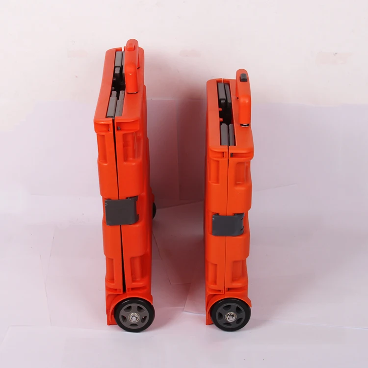 Wholesale plastic rolling folding shopping cart