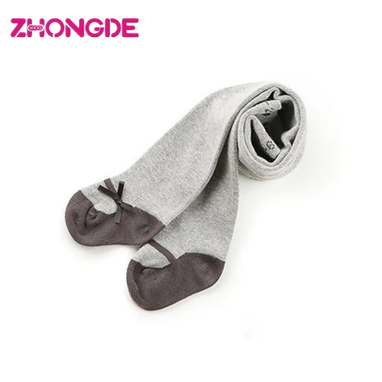 Custom cotton korean tube jacquard tights for girl