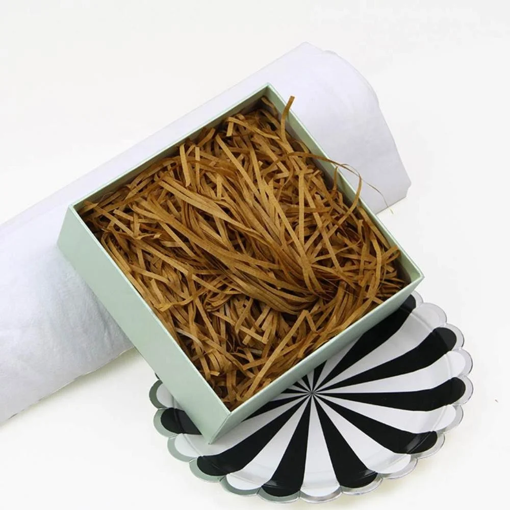 
brown Crushed Recycled Shredded Tissue Paper scrap Baled 