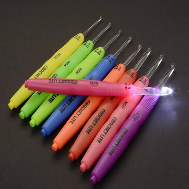 
New Special Multi-function Back Switch LED Crochet Hook With Light 