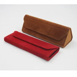 Лидер продаж 2023 года, цветной Складной футляр для солнцезащитных очков из бархатной ткани на заказ