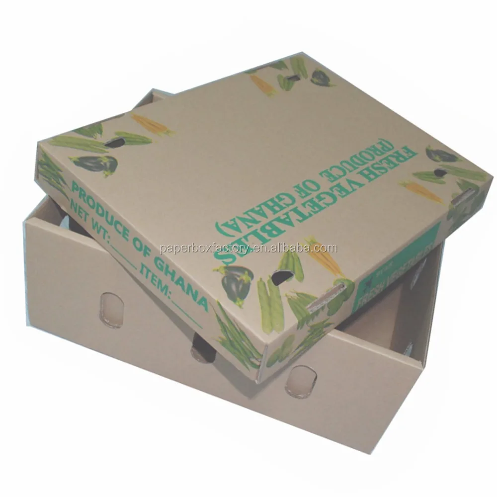 New Design watermelon packing box Wholesale Price packing paper box Custom logo fruit box