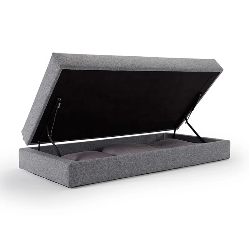 Cheap Price Indoor Home Space Saving Daybed with Storage Sofa Cum Bed