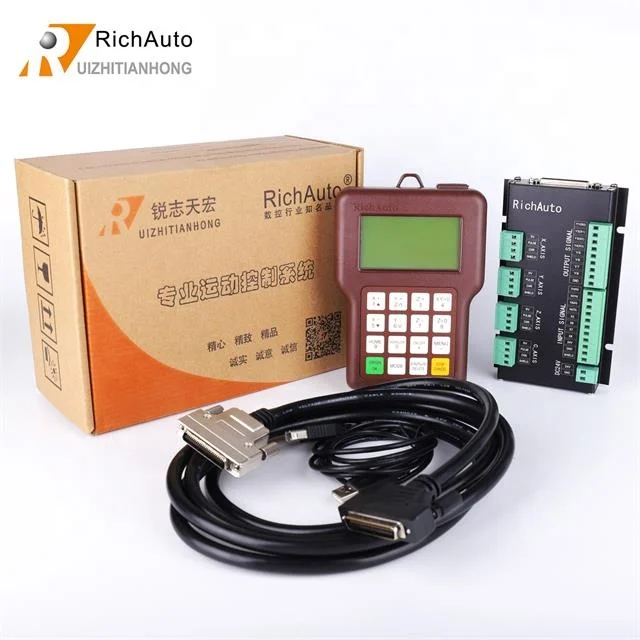 New RichAuto Plasma Cutting machine CNC Controller A12e  A12S  Handle DSP remote Controller For CNC Router A1x Machine