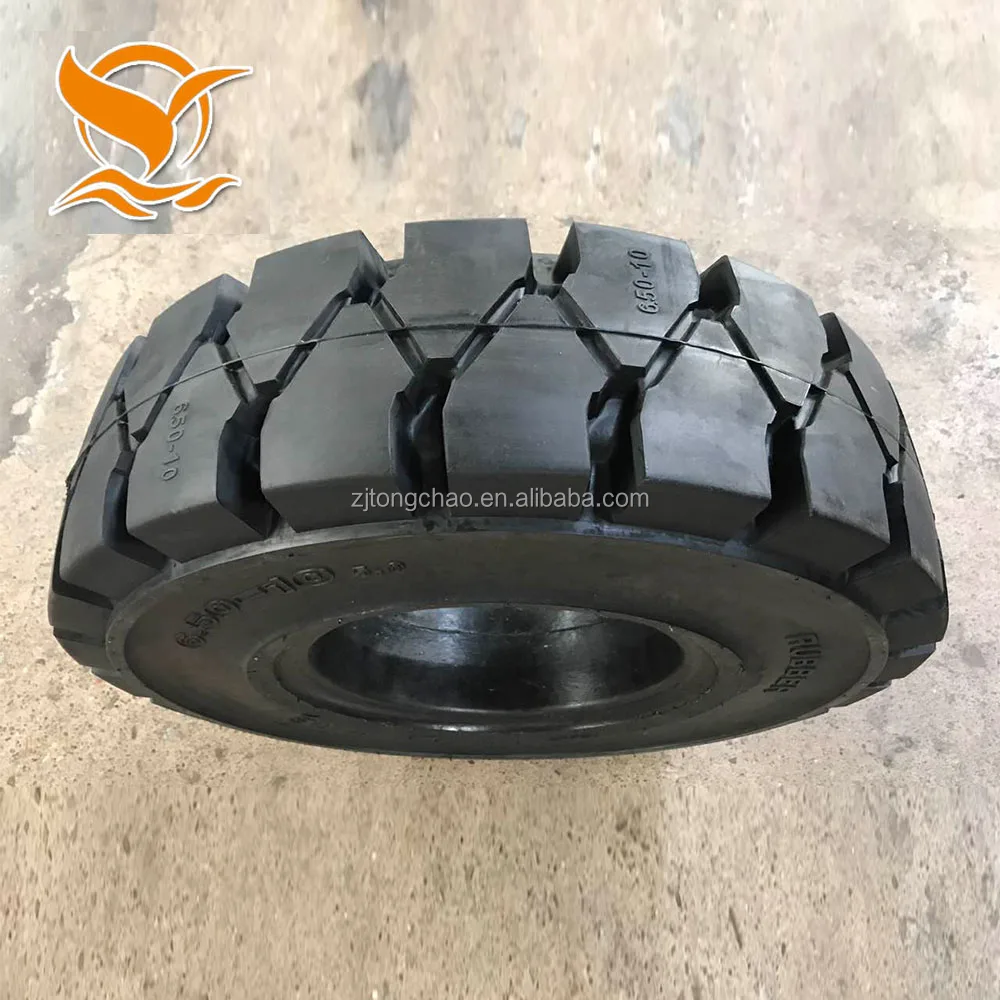 
4.00-8 5.00-8 Korea forklift solid tires trolley tyres for airport 