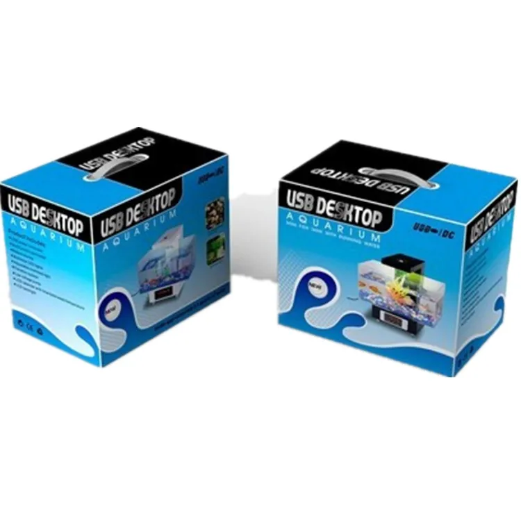 Mini Desktop USB Aquarium / mini fish tank / led Desktop Aquarium