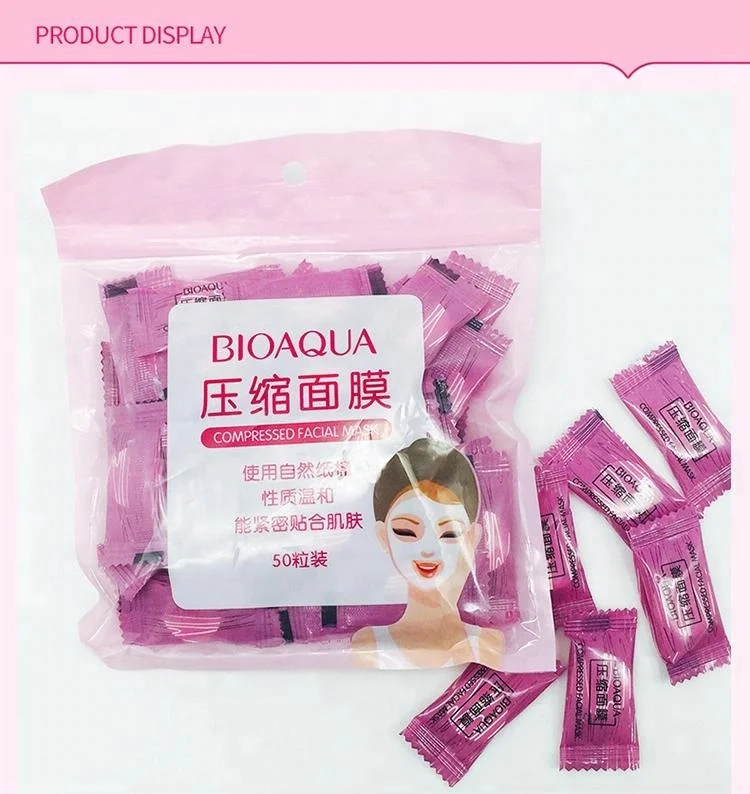 BIOAQUA Pro-thin Skin Care DIY Disposable Nonwoven Fabric Compressed Facial Mask