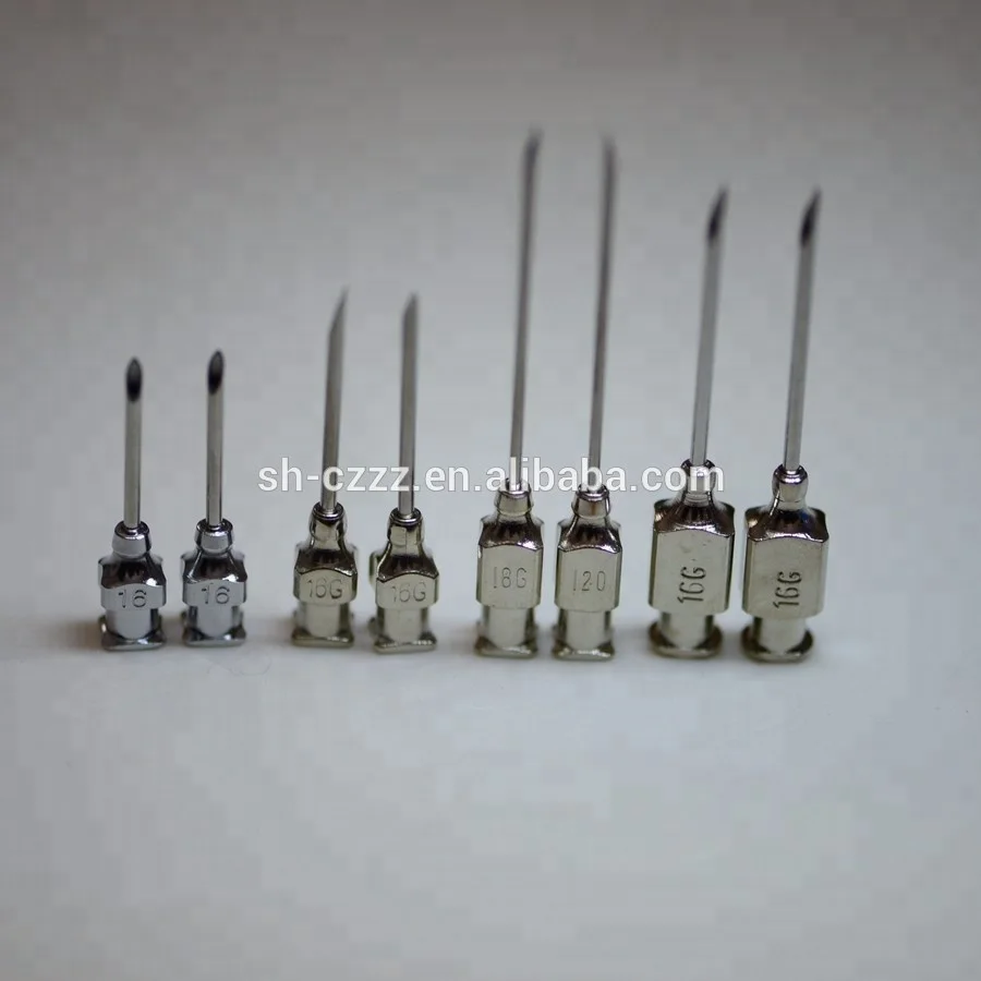 Ветеринарная инъекционная игла разных размеров, нержавеющая игла