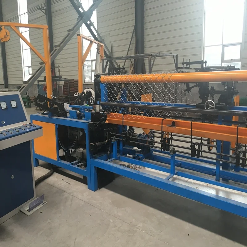 fully automatic chain link fence making machine with compact roll