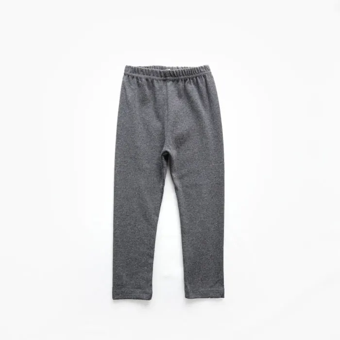 Wholesale Baby Kids Girls Leggings Cotton Plain Solid Color Leggings Children Soft Pants