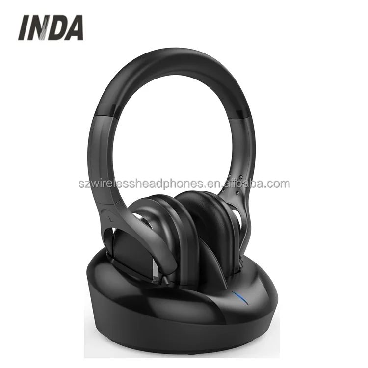 915/863/433/600 MHz Rechargeable Wireless UHF RF TV Headphones For all TVs, TV Listening Device