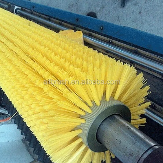 Industrial Round Nylon Bristle Conveyor Belt Cleaning Brush
