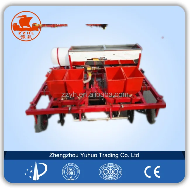 Четыре строки сеялки Арахисовое/Чеснок Плантатор/Посадочная Машина с Трактором