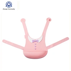 New product soft silicone baby bib for feeding baby bibs silicone baby boy bibs