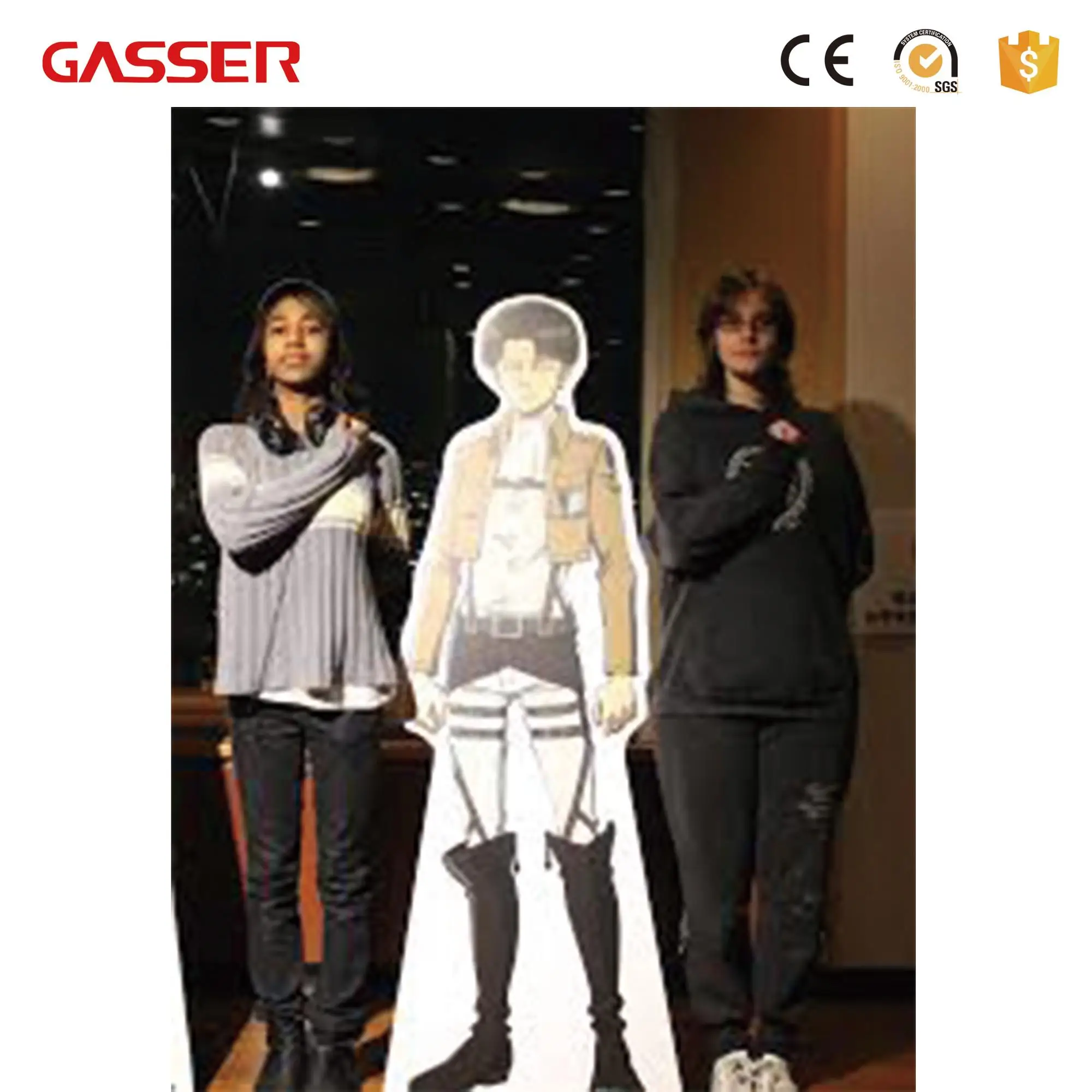 Customized Outdoor Life Size People Cardboard Cutout  Display Standee for Promotion