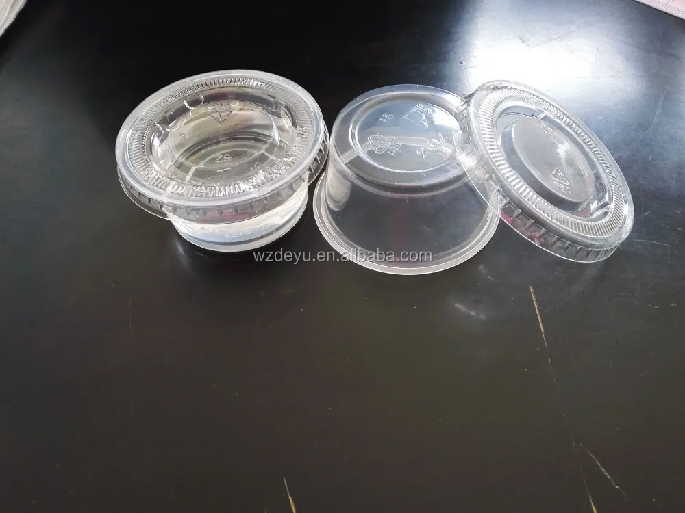 
hot sale jelly disposable plastic cup sauce jam taste drinking cup 