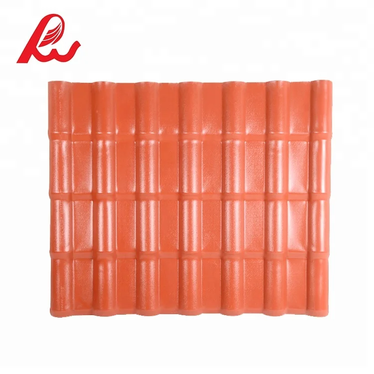 Lightweight synthetic resin roofing sheet classic colorful roofing tile
