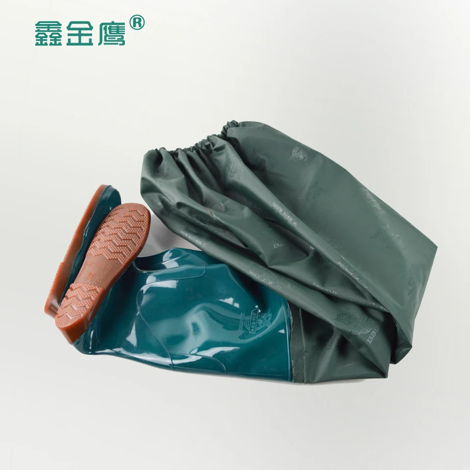 High quality PVC breathable wading belt fishing pants wholesale waterproof pants wading boots pants