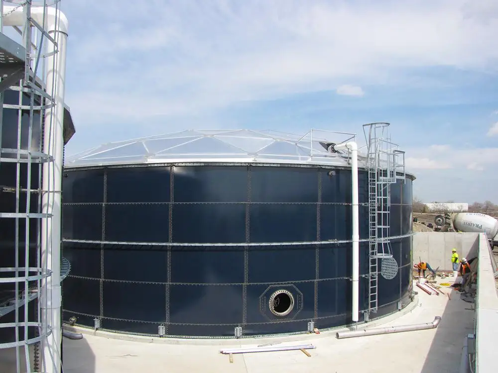 
Enamel assembly tank biogas container methane 