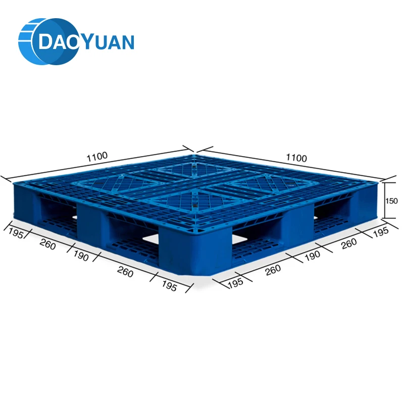 
Skillful manufacture europe vented open deck single face plastic pallet 