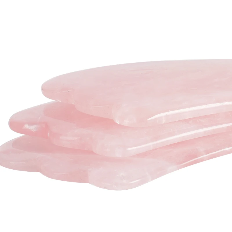 Factory Wholesale High Quality Crystal Quartz Stone Tool Face Body Massager Gua Sha