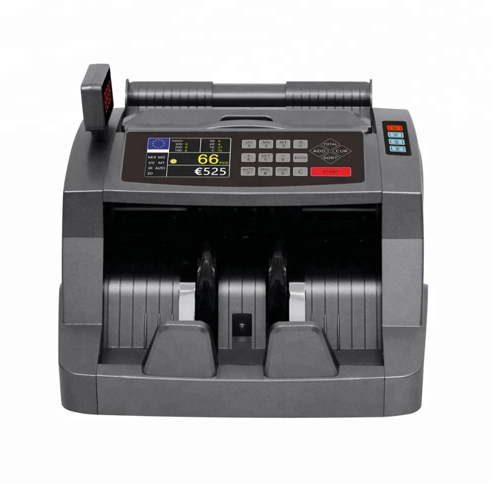 AL-5500T  euro valueMoney Counter with Large TFT Display bill currency detector counting