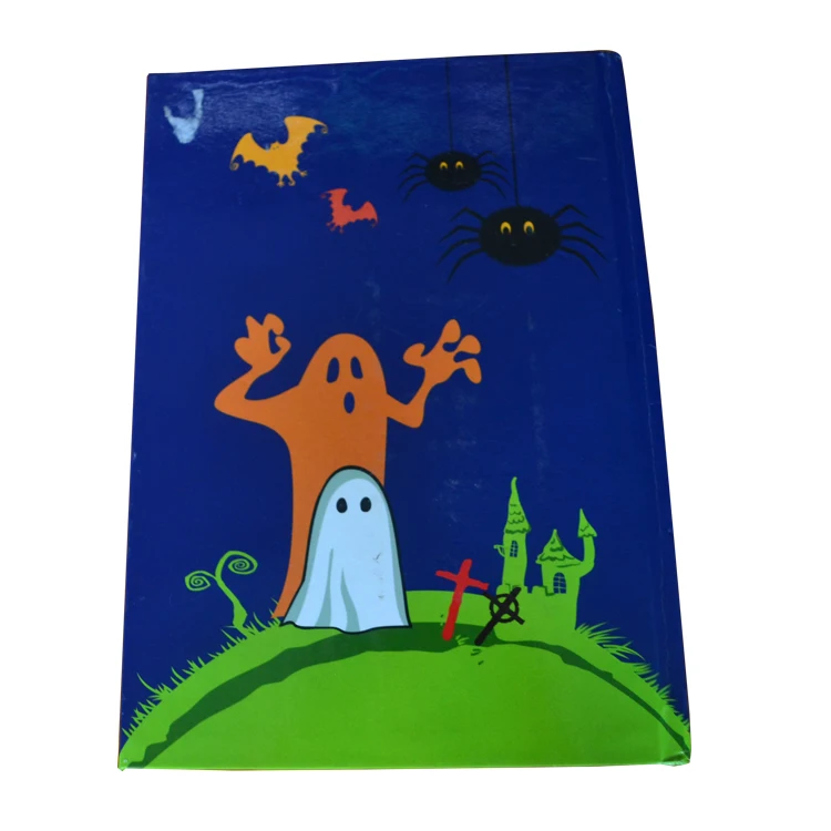 Hot Selling Custom LED Lighting Up Diary/Notebook With Fiber Optic for Halloween
