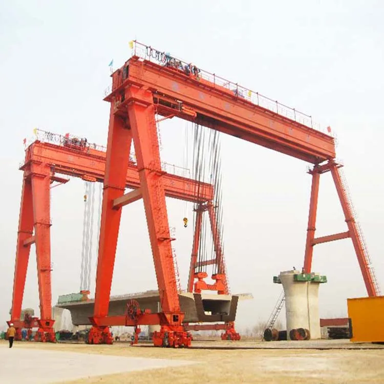 Trussed Type Double Girder  Rail Traveling  Gantry Crane