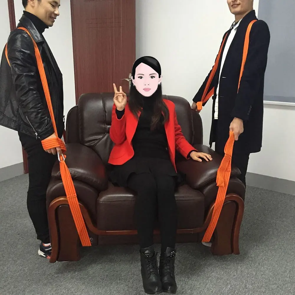 Подъемный вилочный погрузчик предплечья и подъемные ремни для легкой переноски мебели, бытовой техники, матрасов или любого тяжелого предмета до 800 фунтов