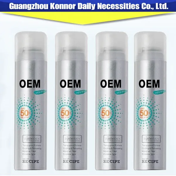 Natural No Harm Face Whitening Sunscreen Cream and Stick SPF50 with Aloe Mineral Ingredients 150ml 300ml Mist Spray Sun Block