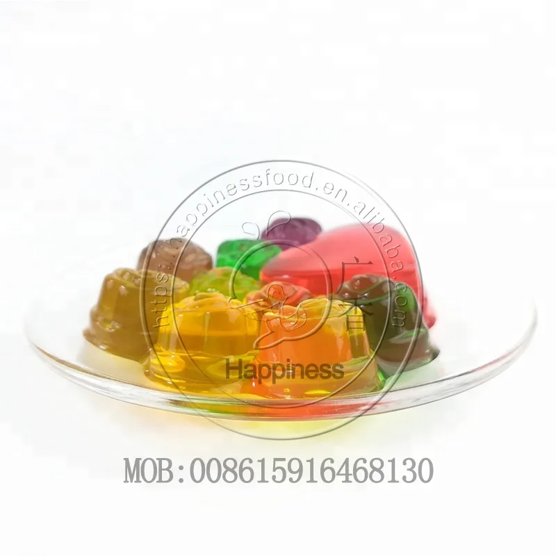 
hala mini smart heart fruti jelly candy multicolor pudding jelly 