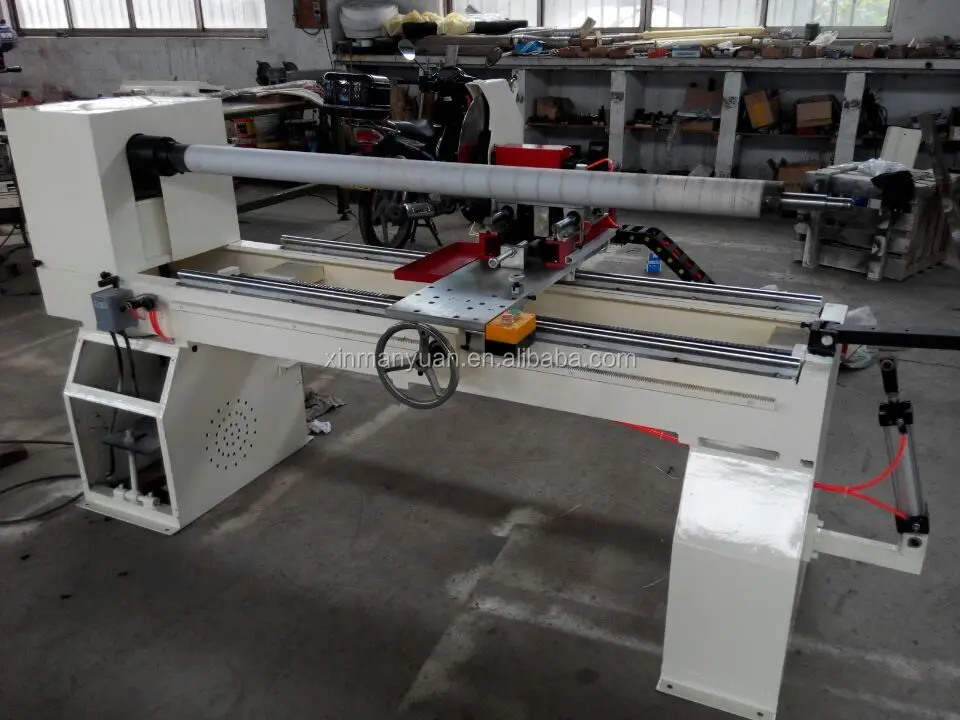 Manual Garments / Fabrics / Ribbon Adhesive Tapes Cutting Machine(Manual Roll Cutter,Log Slitter,Roll Converter)