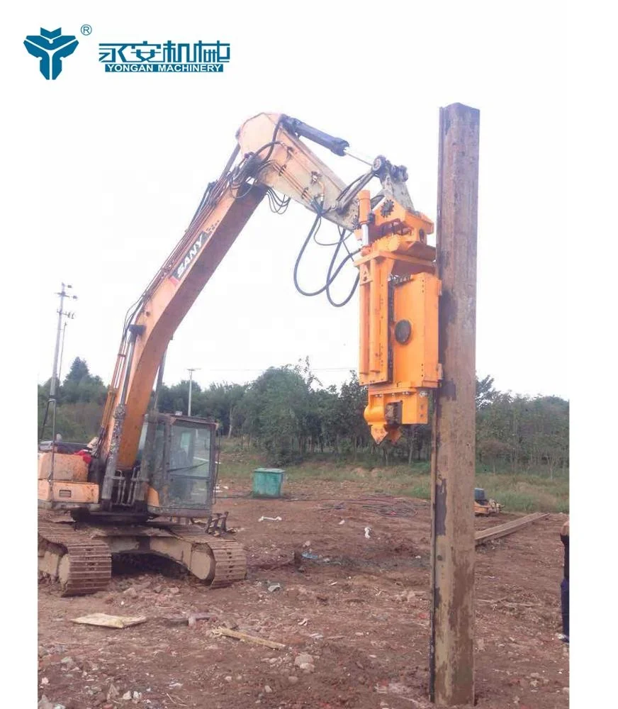 Sidegrip Vibro Hammer Pile Driver Excavator Vibratory Hammer for Sheet Pile Driving TALOS 55
