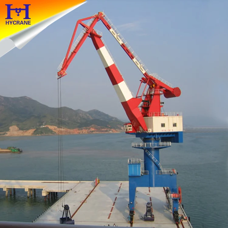 Сверхмощный двухлучевой судовой кран Goliath